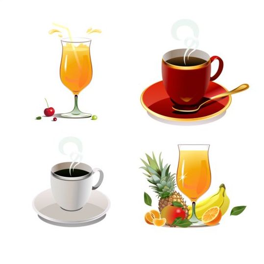 tea juice illustration drank 