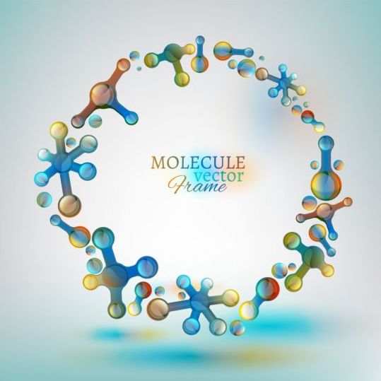 molecule frame colored 