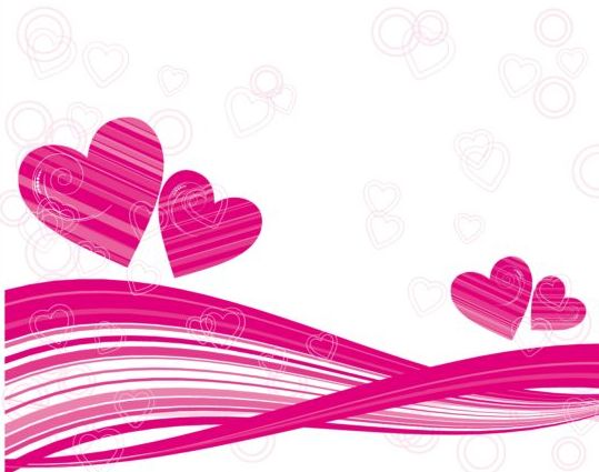 pink heart background abstract 