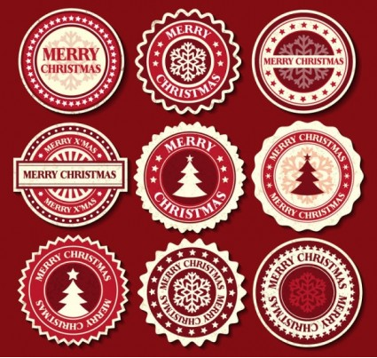 snowflake christmas badge 