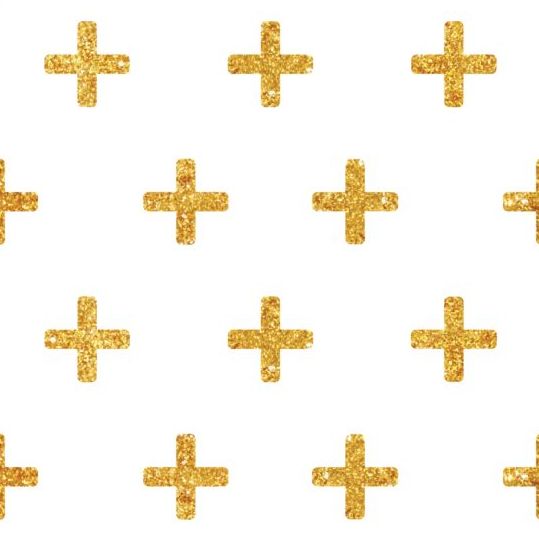 seamless golden cross 