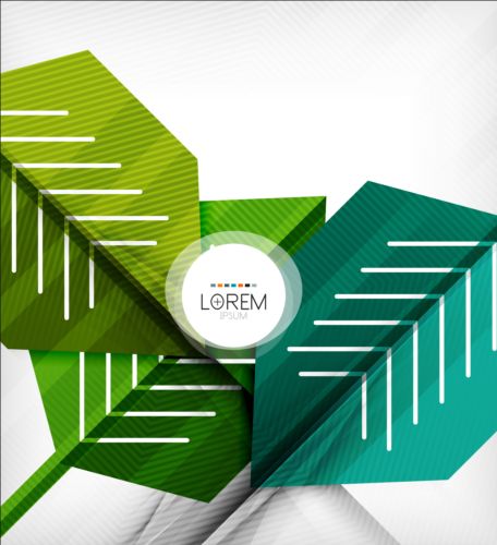 geometric shapes business template abstract 