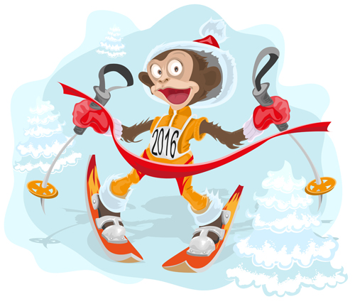 monkey funny christmas 2016 
