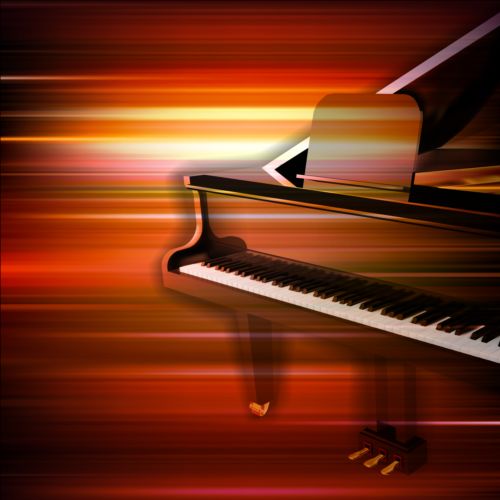 piano music grand background abstract  