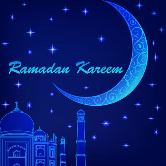 ramadan moon kareem background 