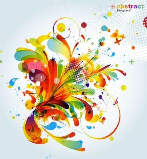 grunge colorful background abstract 