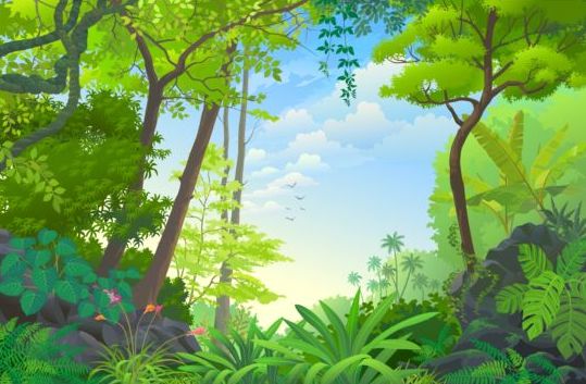 landscape jungle graphics beautiful 