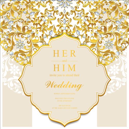 wedding jewelry decoration cards 