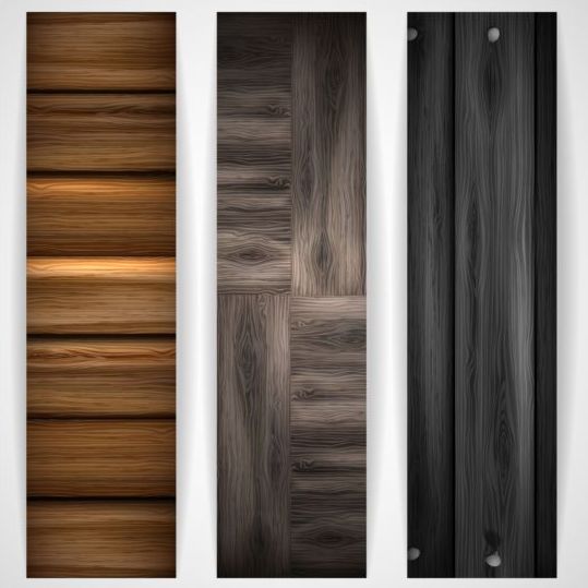 Woodboard texture banners 