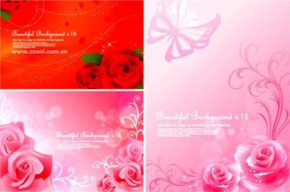 rose fantasy bright background 