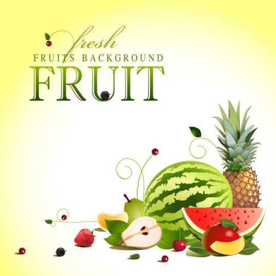 graphic fruit creative background 