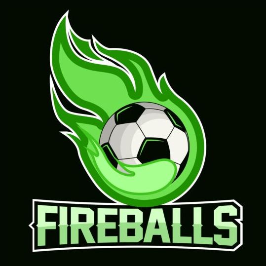 soccer logos flame 