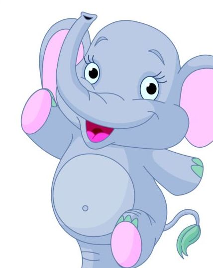 elephant cute cartoon baby 
