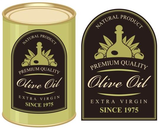 package olive oil Cans 