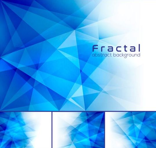 fractal blue background abstract 