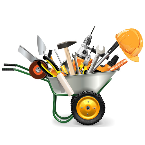 tools illustration construction 