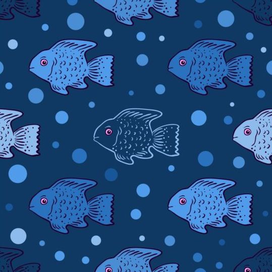 seamless pattern fish 