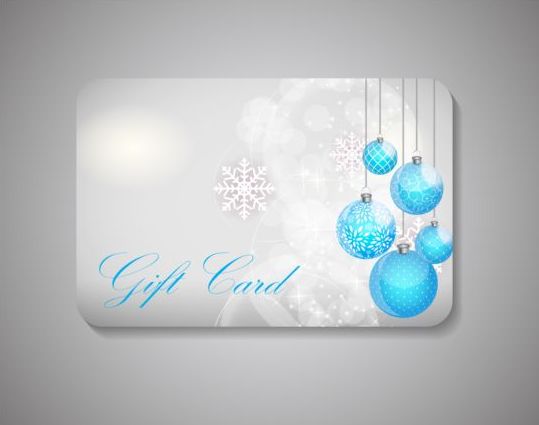 snowflake gift christmas card bauble 