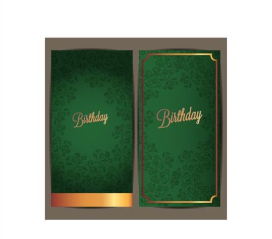 invitation green card birthday 