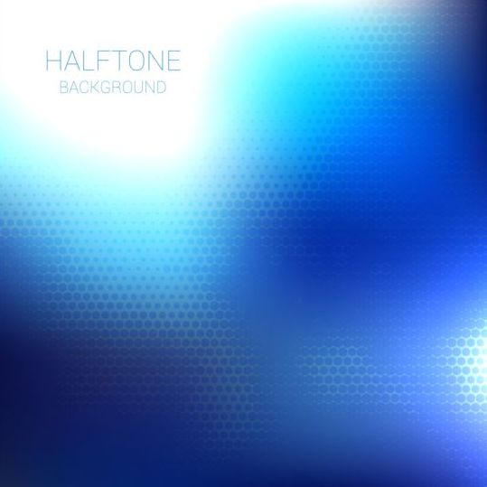 halftone blue background art 