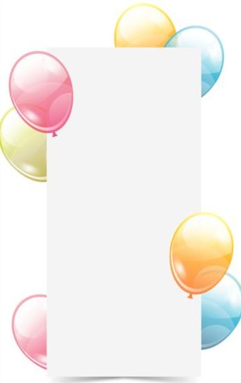 paper birthday balloons 