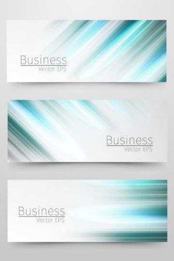 business blue banner abstract 