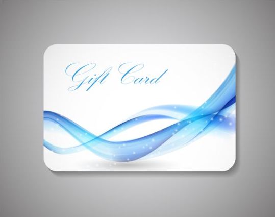 wavy gift card blue 