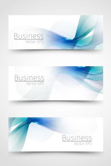 business blue banner 