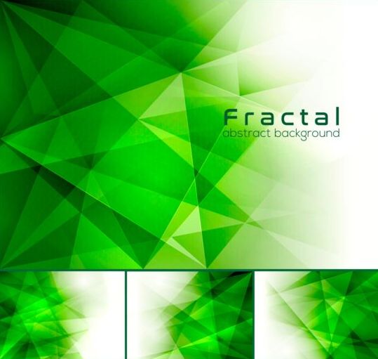 green fractal background abstract 