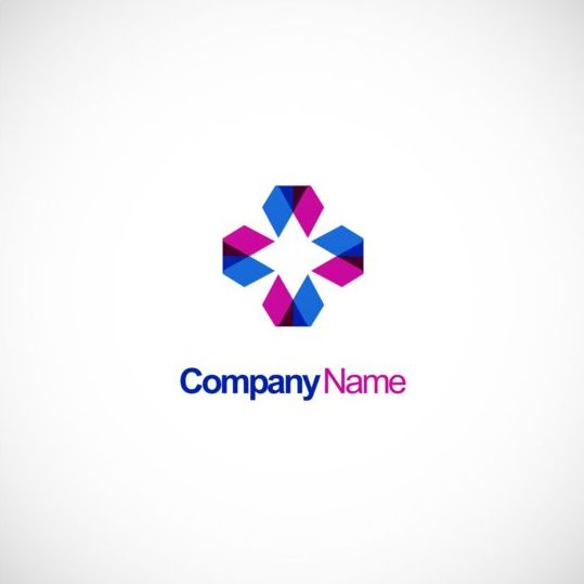 triangle technology logo Geometry colored circle 