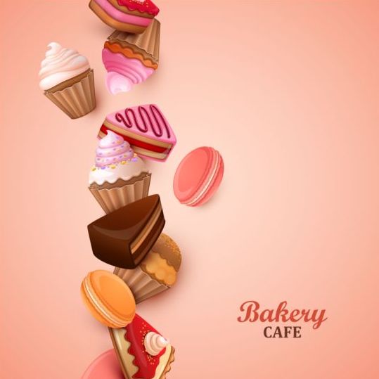 pink cake bakery background 