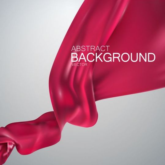 silk red fabric background 