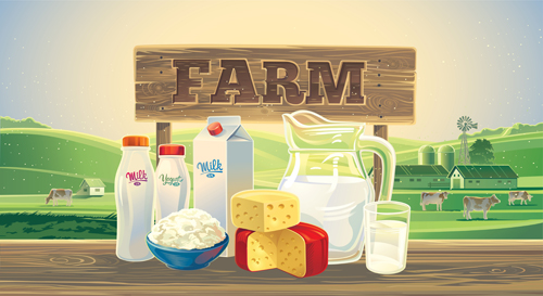 product milk landscape farm 