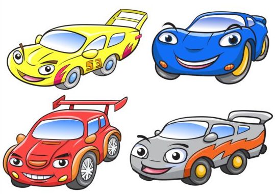 race cartoon car 