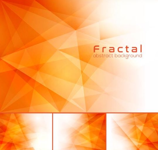 orange fractal background abstract 