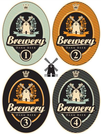 vintage Ovals label Brewery 
