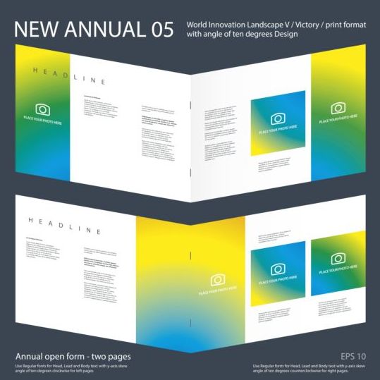 new layout design brochure Annual 