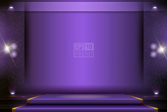 stage purple design backgroud 