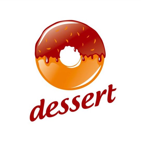 round logo donut chocolate 