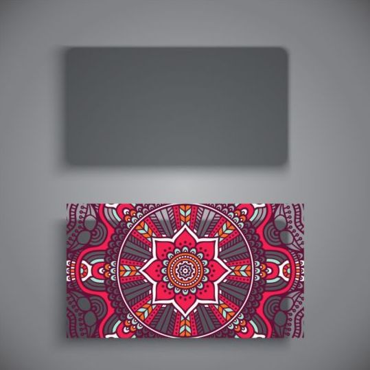 pattern ethnic card business 