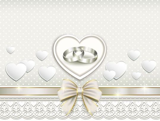 wedding ring luxury invitation golod card 