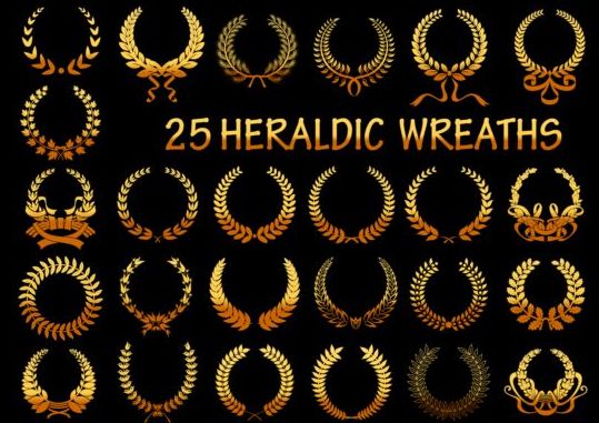 wreaths heraldic 