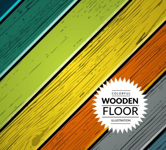 wooden illustration floor colorful background 