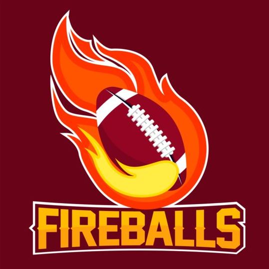 logos football flame 