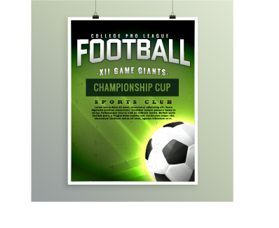 soccer poster creative 