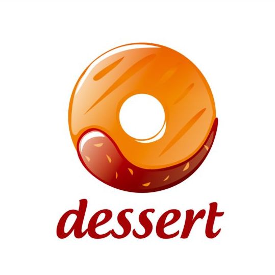 round logo donut chocolate 