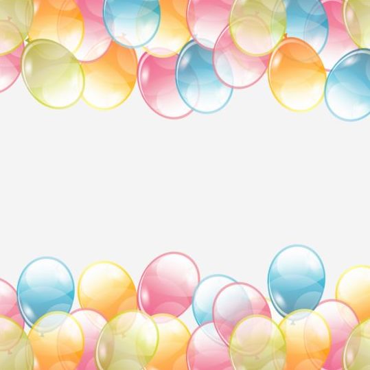 transparent colored birthday background 