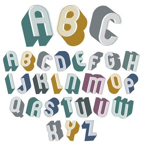vintage alphabet 