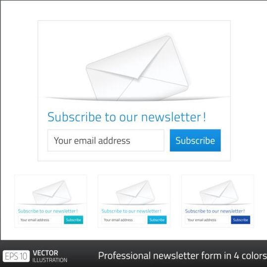 Subscribe professional newsletter 