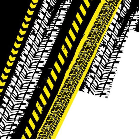 tire imprint grunge background 